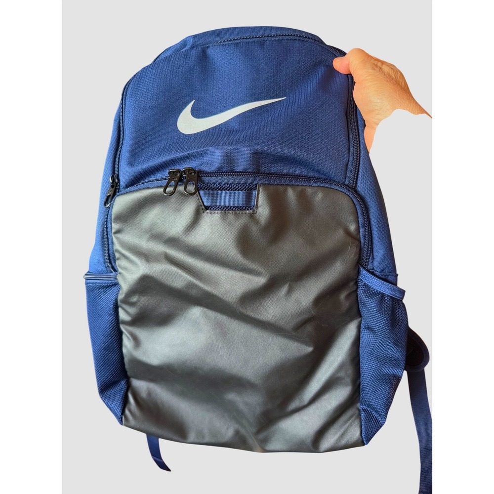 Nike Team Backpack Unisex XL Midnight Navy Blue Excellent DM3975-410 30L